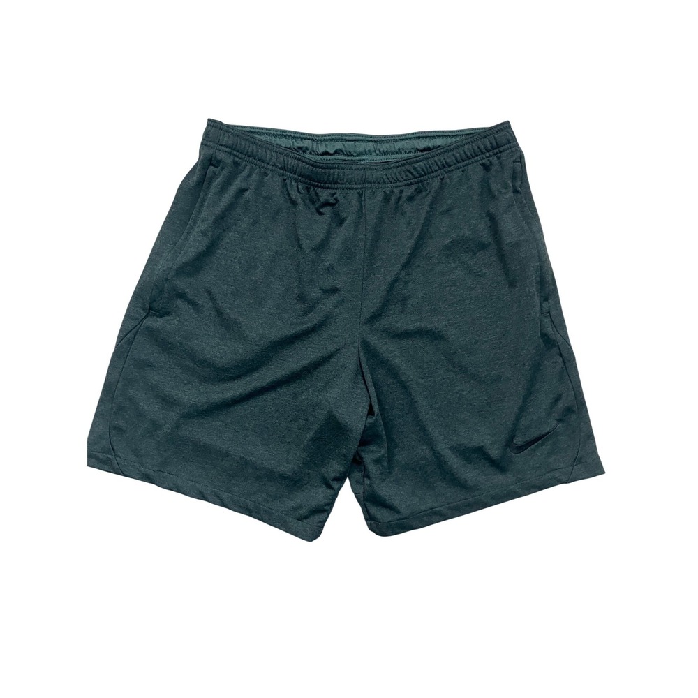 Nike Mens Dri-FIT Slim Fit Training Shorts Forest Green Heather XL Athletic